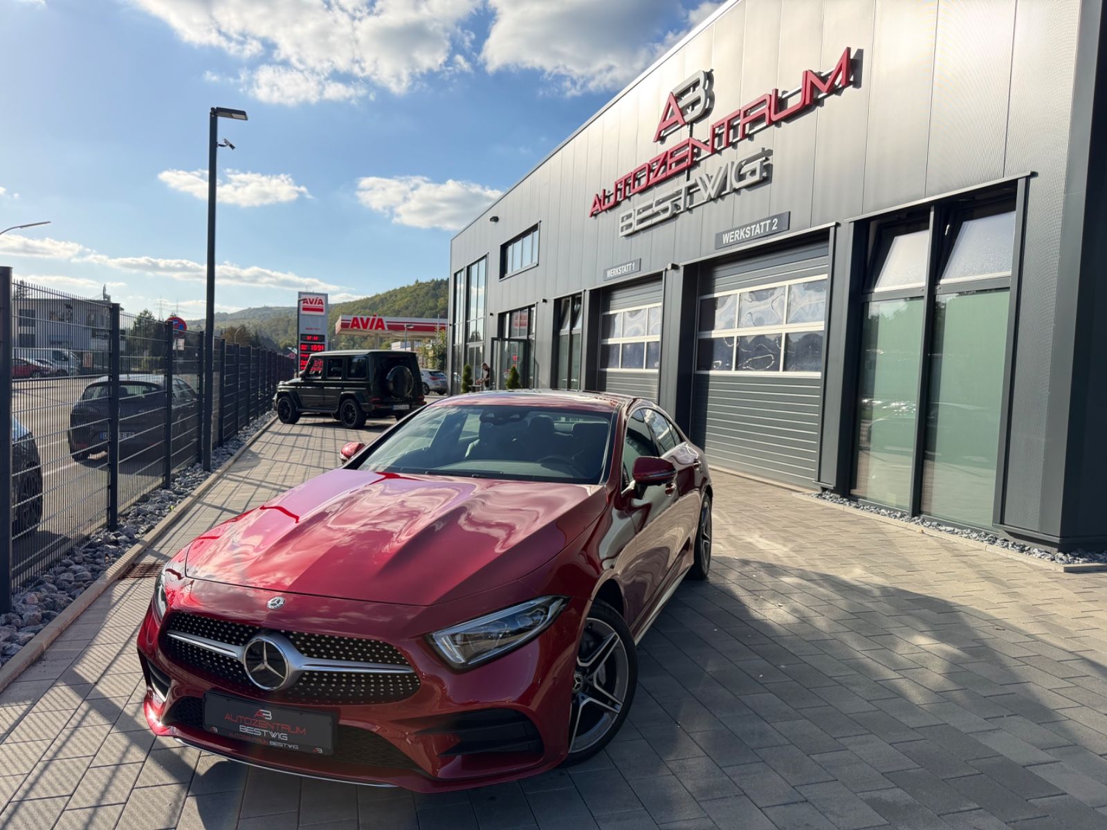 Mercedes-Benz CLS 450 4Matic AMG-Line S-DACH CHERRY-RED 8-FACH foto 1