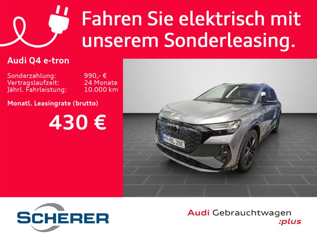 Audi Q4 40 e-tron 2x S line PANO AHK NAVI B&O MATRIX