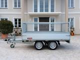 Wörmann 2000kg gebremst mit Stahlaufbau/Netz - wie Neu - Motorradanhänger Gebremst