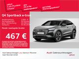 Audi Q4 Sportback e-tron 45 S line AHK/Navi+/Matrix - Audi Q4 e-tron mit Anhängerkupplung