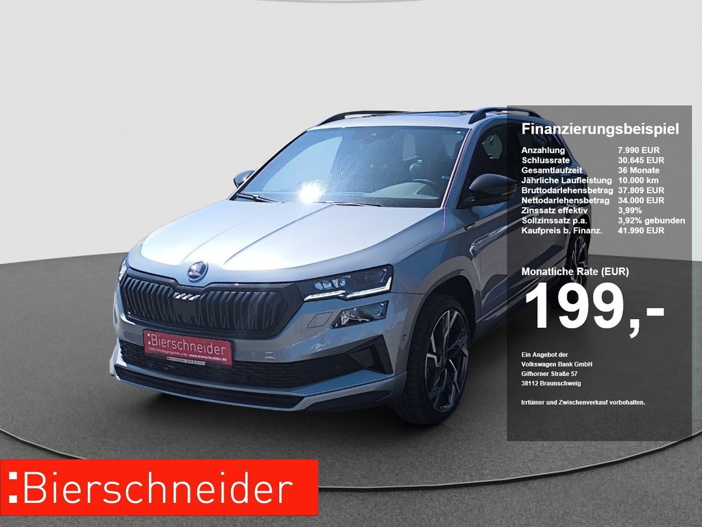 Karoq 1.5 TSI DSG Sportline AHK PANO NAV LED MAR