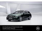 Mercedes-Benz C 200 4MATIC T AMG-LINE COMAND PANORAMA KAMERA - mit Benzin-Antrieb: Grün, Vollleder, Kombi