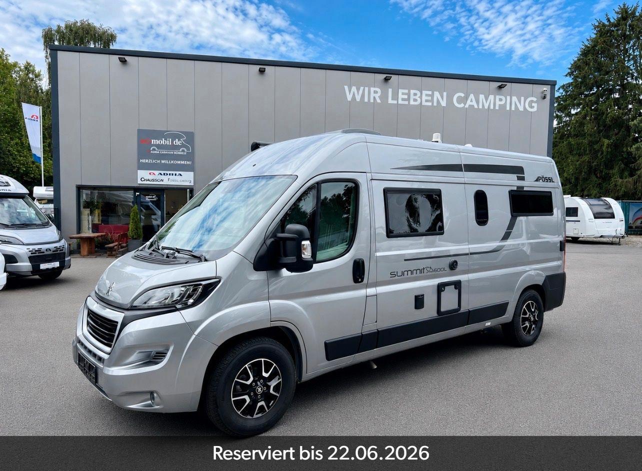 Pössl Summit Shine 600L  "6 Meter mit Längstbett"