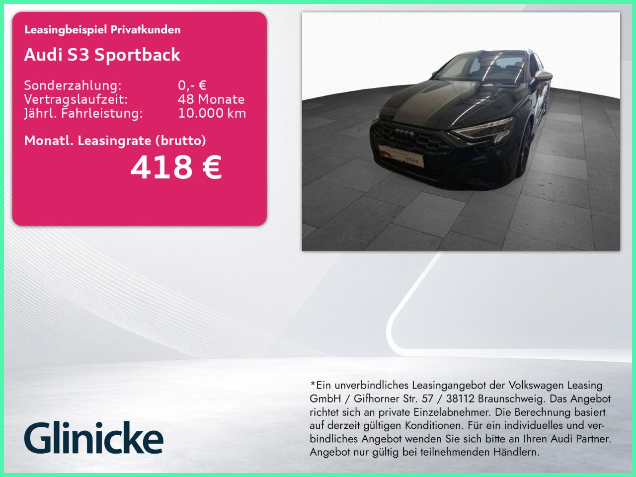 Audi S3 Sportback 2.0 TFSI quattro LED PDC+ Carplay