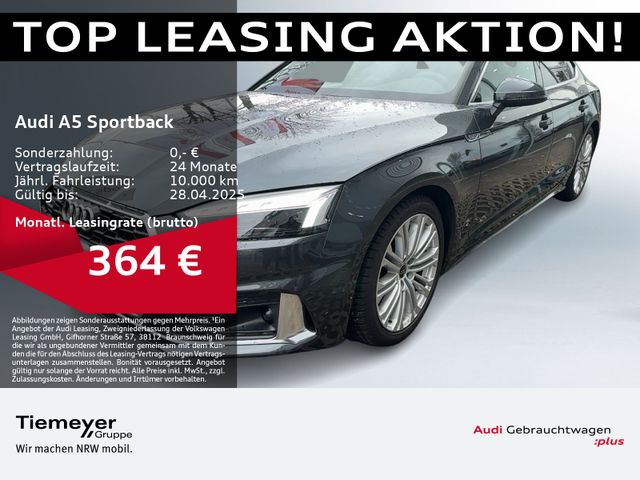 Audi A5 Sportback 40 TFSI Q S LINE LM19 MATRIX KAMERA