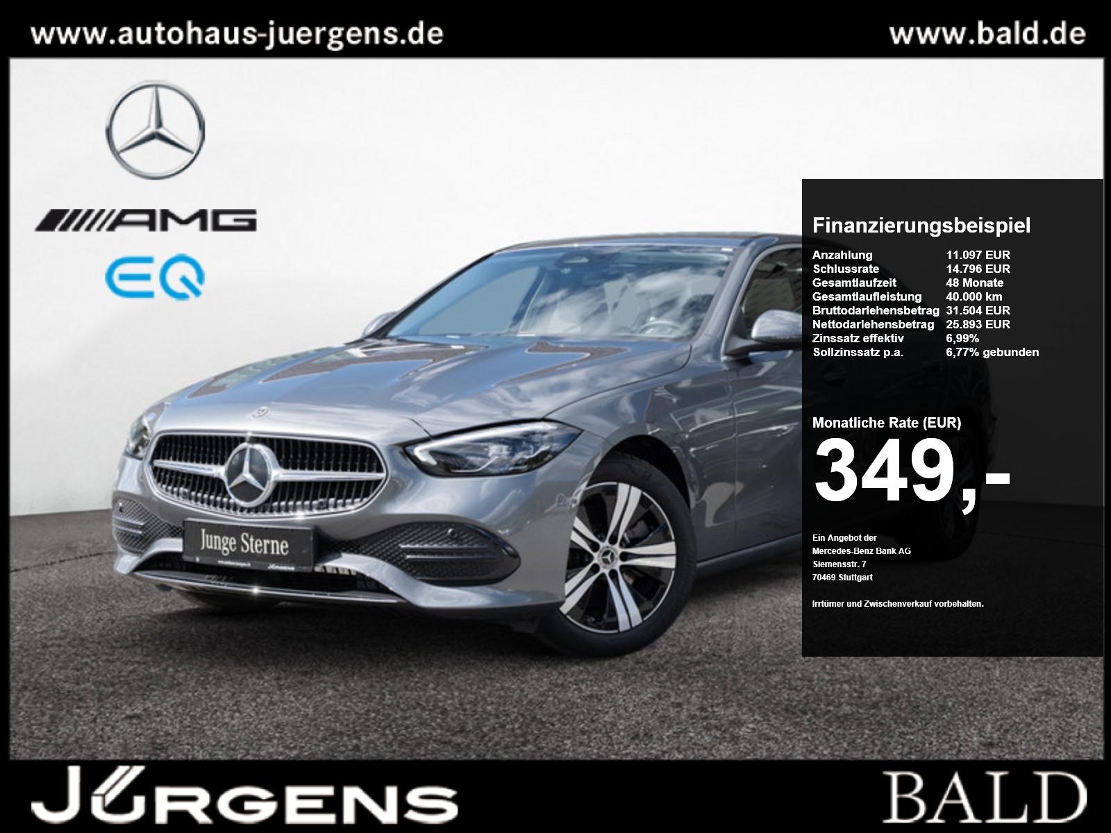Mercedes-Benz C 200 Avantgarde/LED/360/SHD/Memo/Totw/Winter