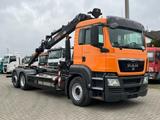 MAN TG-S 26.400 6x4H-2 BL Abrollkipper mit Kran Lift - Arbeitsbühne