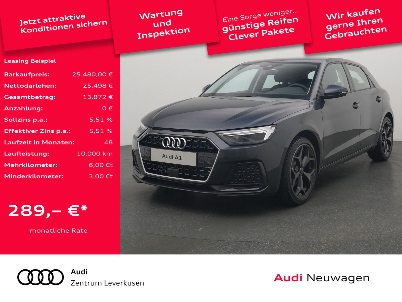 Audi A1 Sportback TFSI advanced LED CARPLAY VIRT SHZ