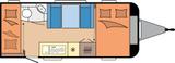Hobby De Luxe 490 KMF Garage unter Etagenbett  - Offers