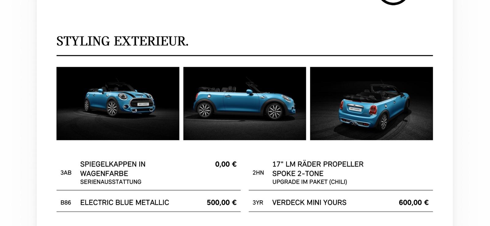 MINI Cooper S Cabrio 2Hand, Pakete, 8fach LM, Flag
