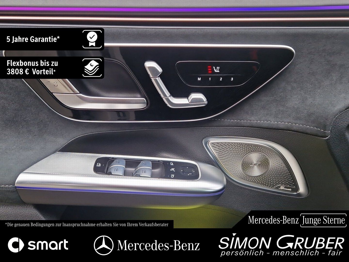 Fahrzeugabbildung Mercedes-Benz EQE 350 4M AMG Airmatic Hyper Pano HAL HUD Mod25