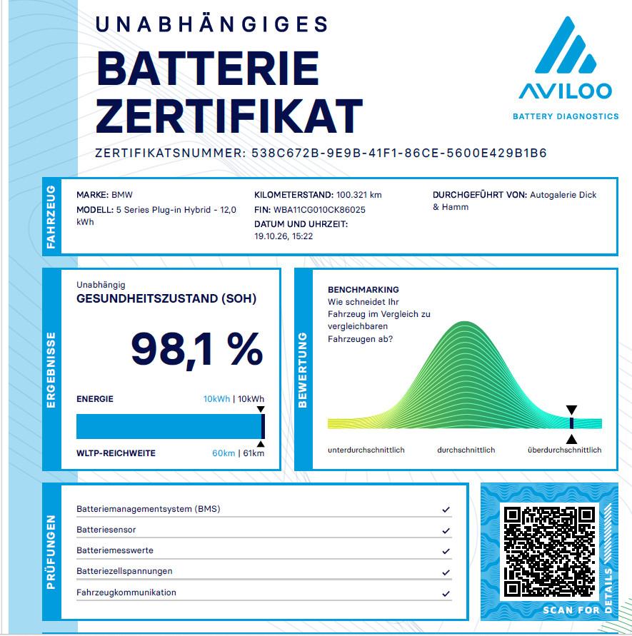 BMW 530 e T. Luxury Line LC-PROF+LEDER+AHK+LED+KAMER