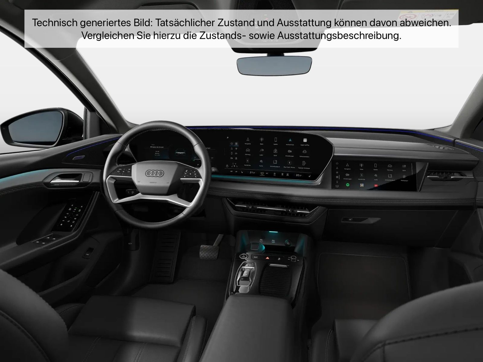Audi Q6 e-tron S line AHK HUD Luft Standhzg LM foto 6