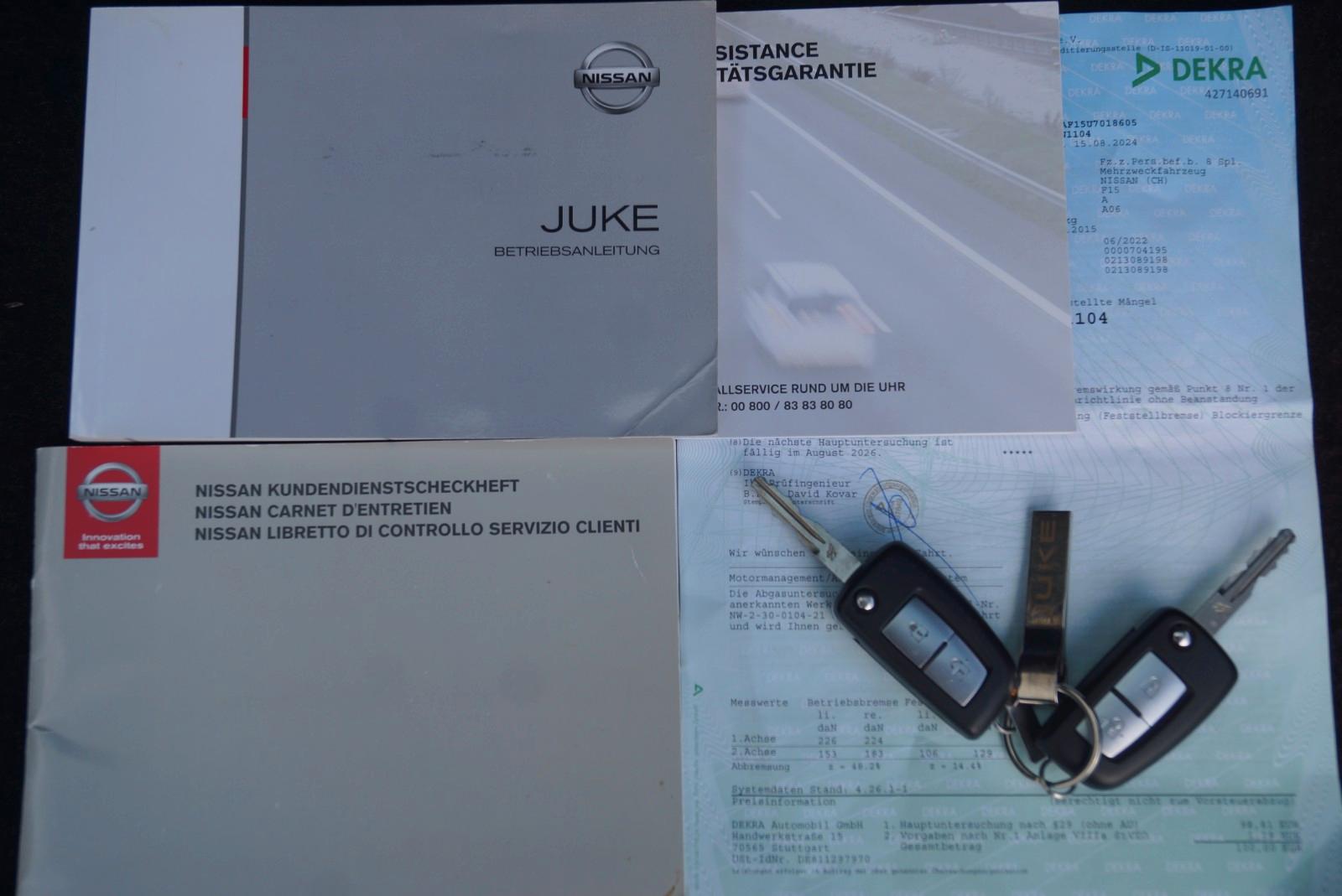 Nissan Juke 1.6*Visia Plus*94 Tkm*Klima*LED*ALU*ZV*