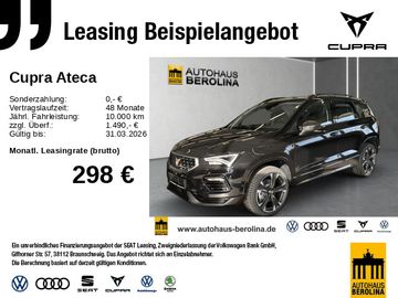 Cupra Leasingangebot: Cupra Ateca 1.5 TSI DSG *GRA*R-CAM*NAV*SHZ*