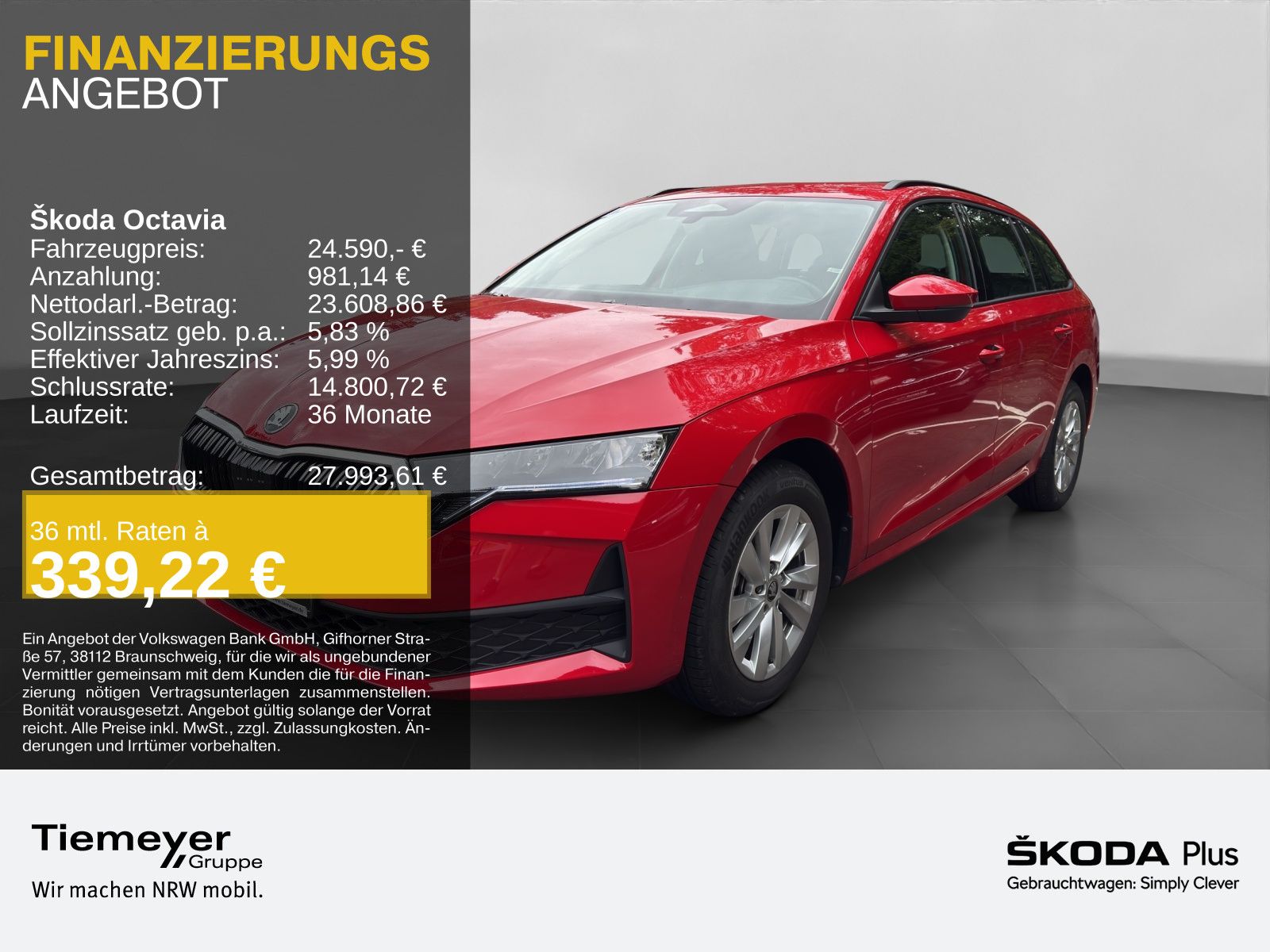 Skoda Octavia Combi 1.5 e-TEC ESSENCE LM16 SMARTLINK S