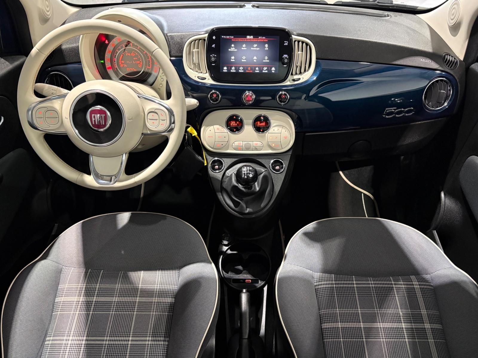 Fiat 500 Lounge*Klimaaut.*Glasdach*, миниатюра 10