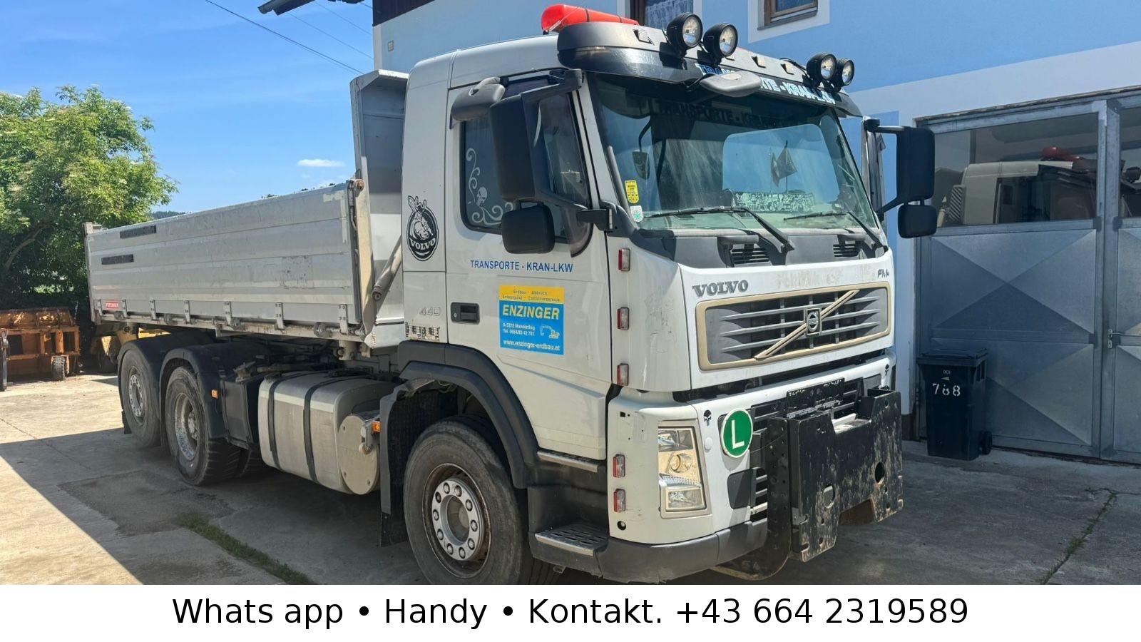 Volvo FM 440 6x2 R Kipper Euro 3 Bj 2008