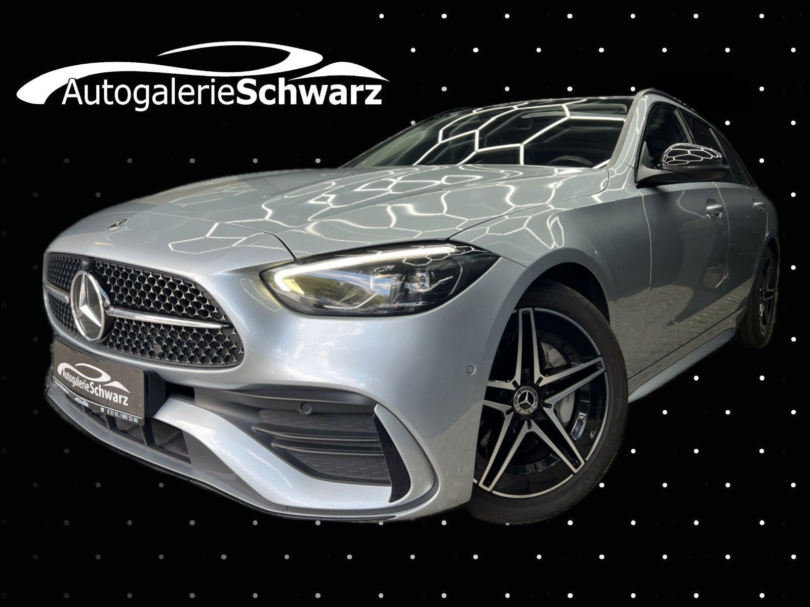 Mercedes-Benz C 220d T 9G AMG NIGHT OLED AMB R-KAM LEDER PANO