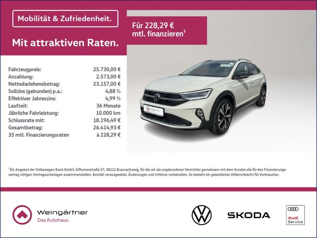 Taigo Style 1.0 TSI, RearView, IQ.Drive, Licht+S