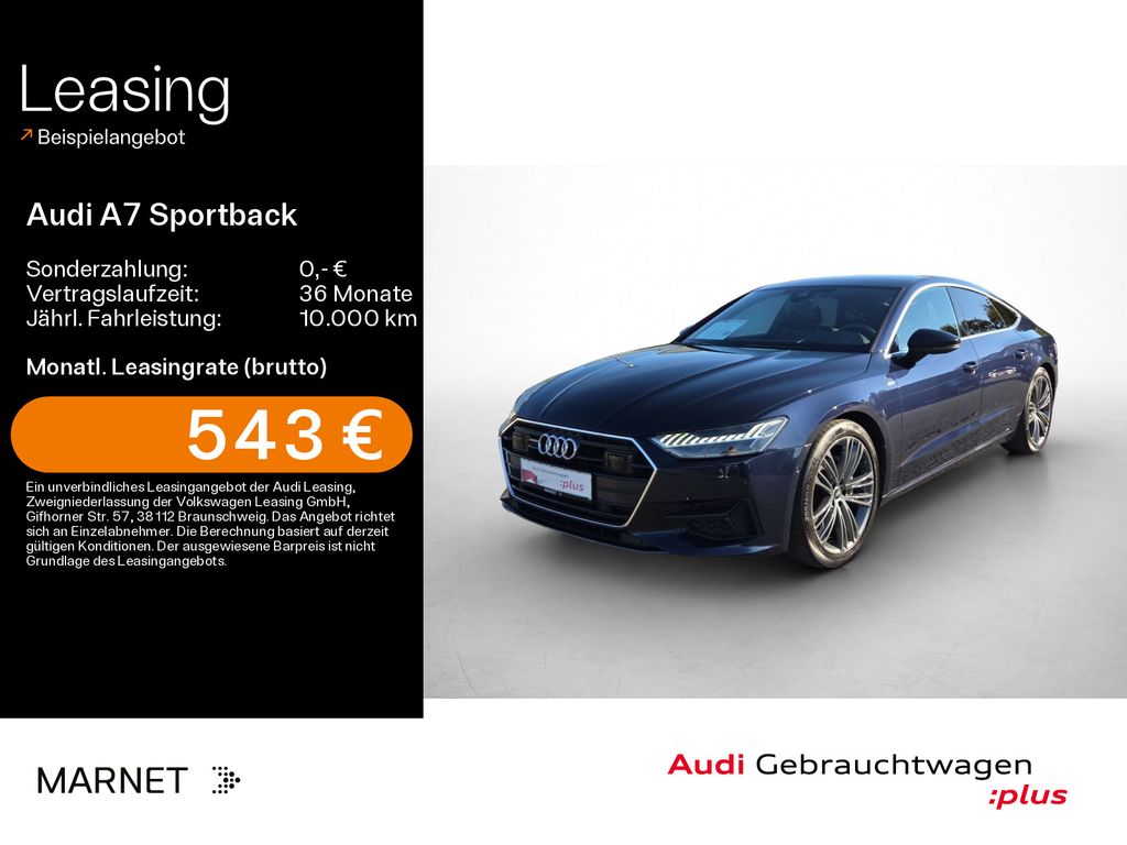 Audi A7 Sportback 45 TFSI quattro S tronic*HUD*Virtua