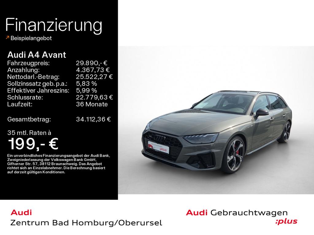 Audi A4 Avant S line 40 TDI quattroMatrixOptikpaket 2023