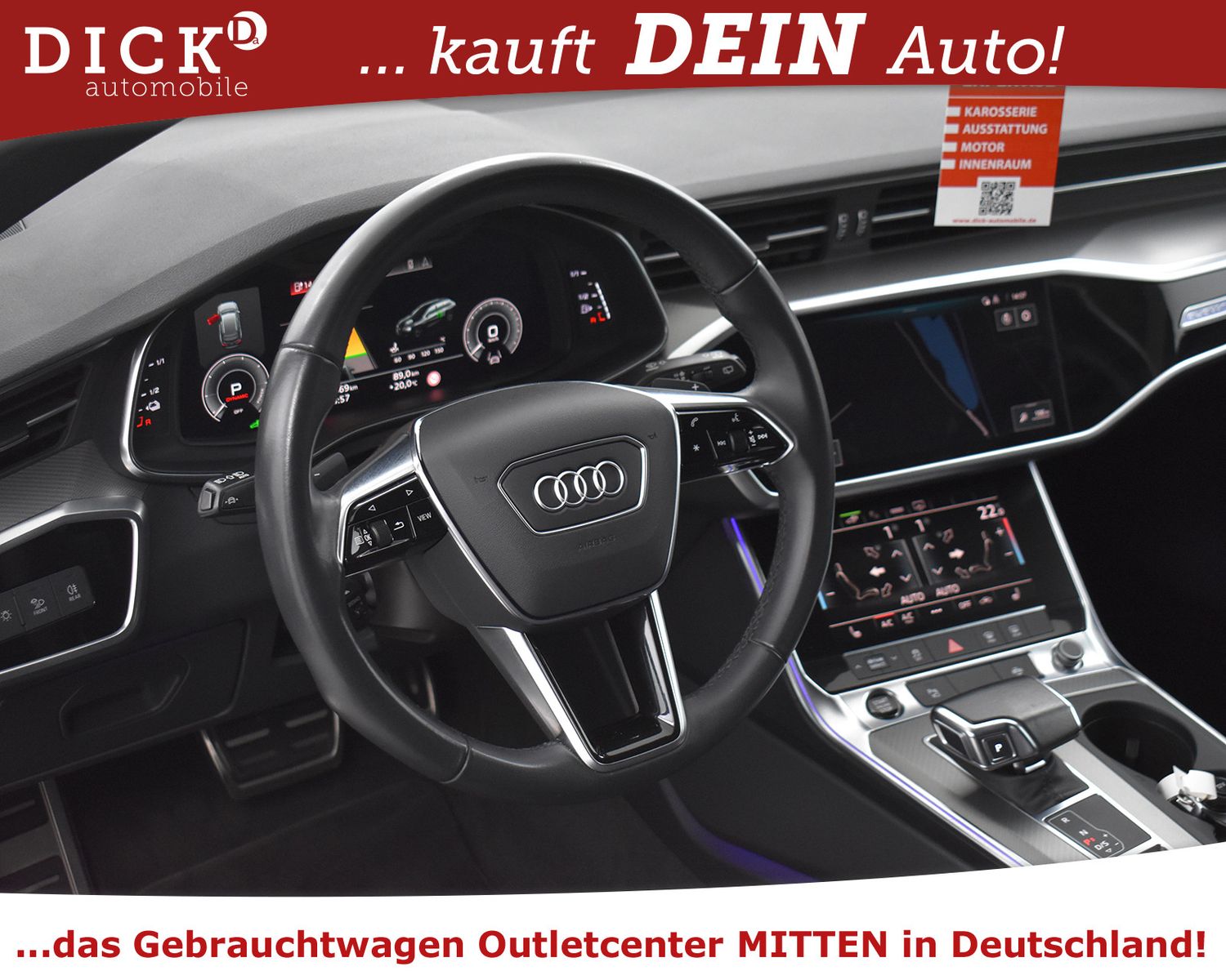 AUDI A6 50 TFSIe Sport Quatt S LINE+VIRTU+LED+KAM+19" - Image 10
