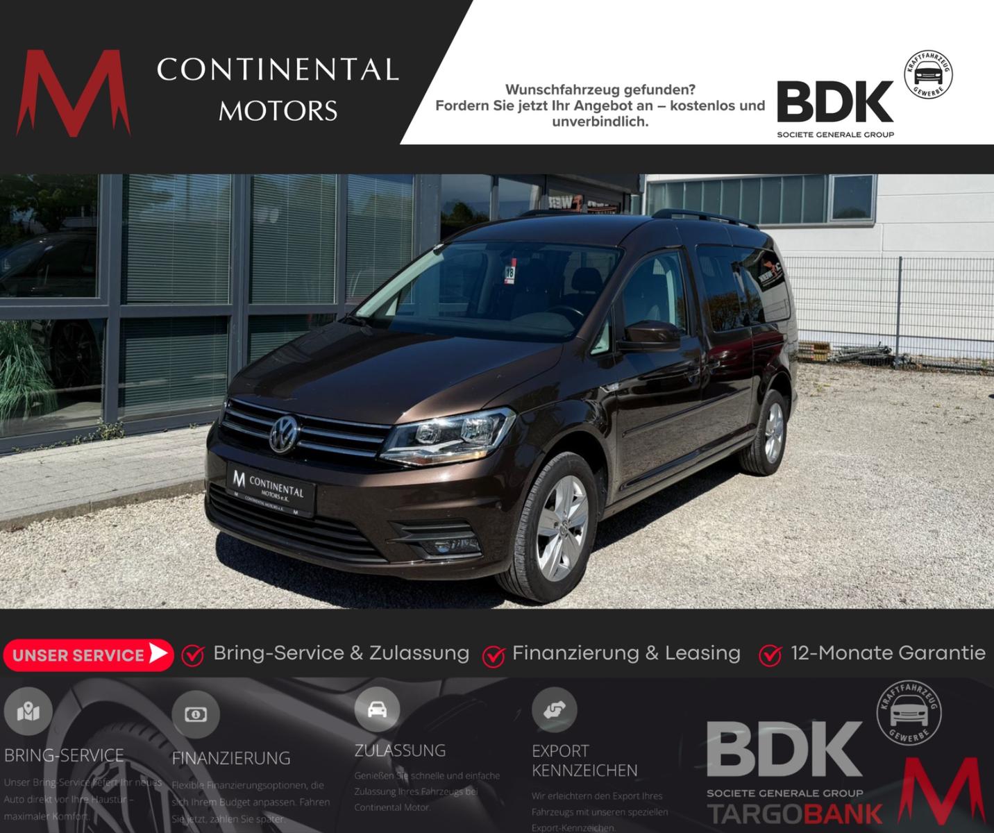 Volkswagen Caddy Life Maxi 1.4 TSI*7-Sitzer*Navi*Tempomat*