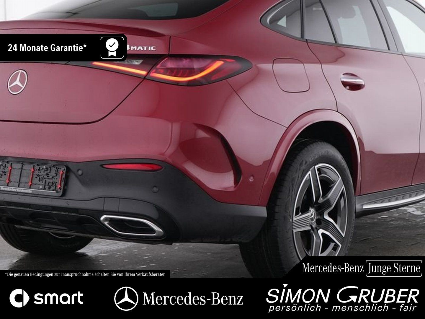 Fahrzeugabbildung Mercedes-Benz GLC 400 e 4M Coupé AMG Night Pano Burm Trittbret