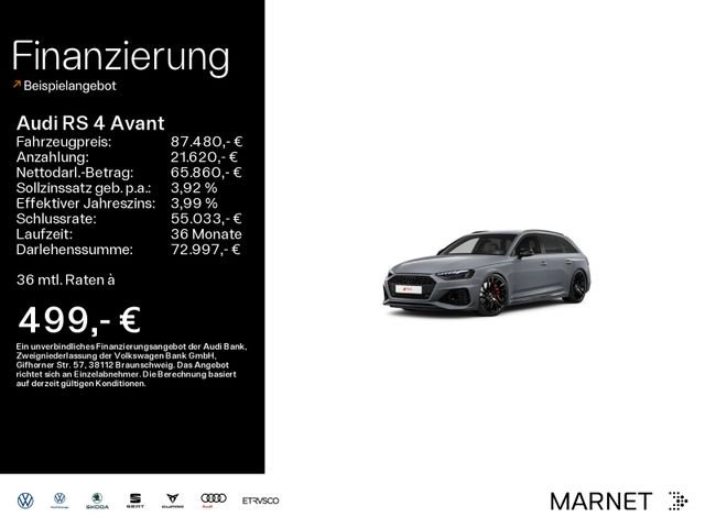 Audi RS 4 Avant quattro*Navi*Matrix*HUD*B&O*PDC*Virtu