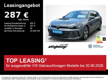 Volkswagen Leasingangebot: Volkswagen Passat Variant Business 1.5 eHybrid AHK+HUD+KAME