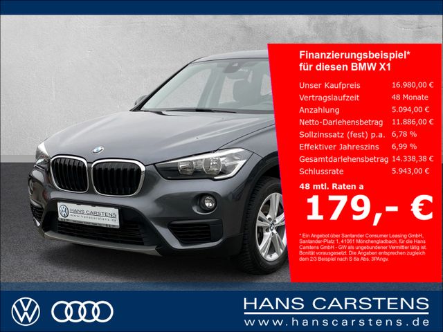 BMW X1 sDrive 18i Advantage AHK Navi el. Heckklap.