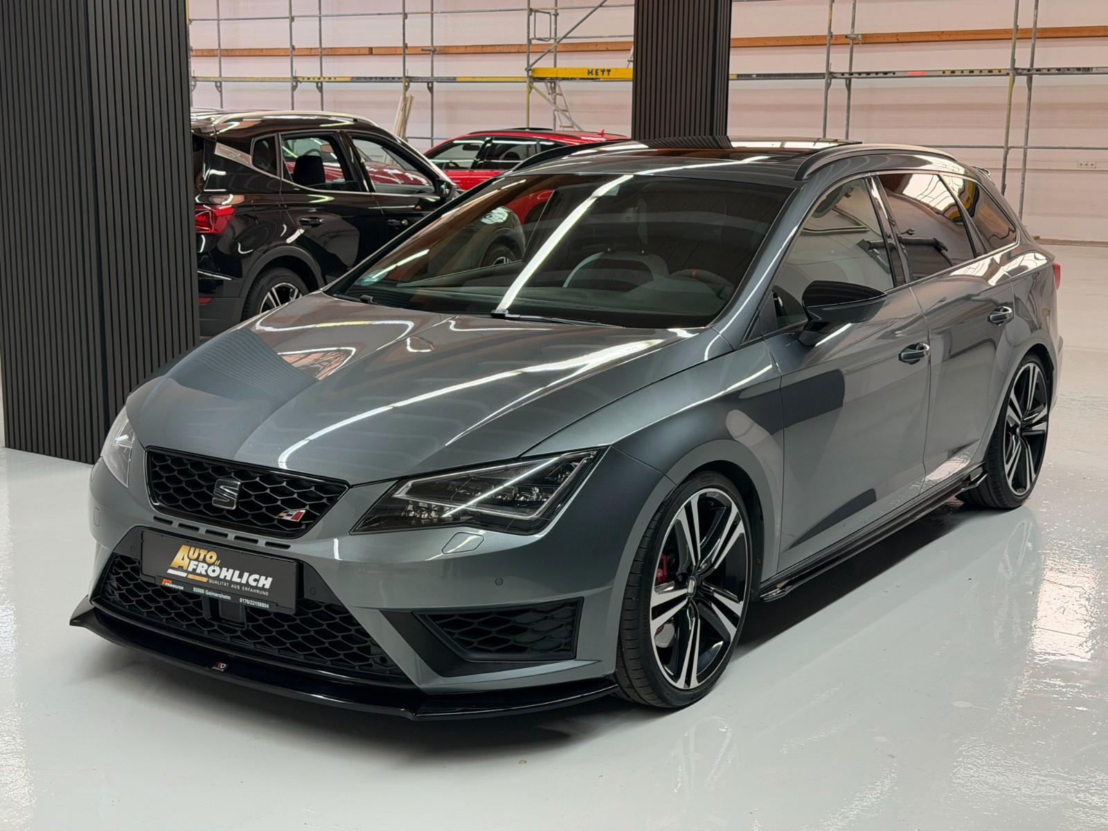 Seat Leon ST Cupra 280 ch DSG – Toit panoramique – Baquets Alcantara – DCC – LED – GPS