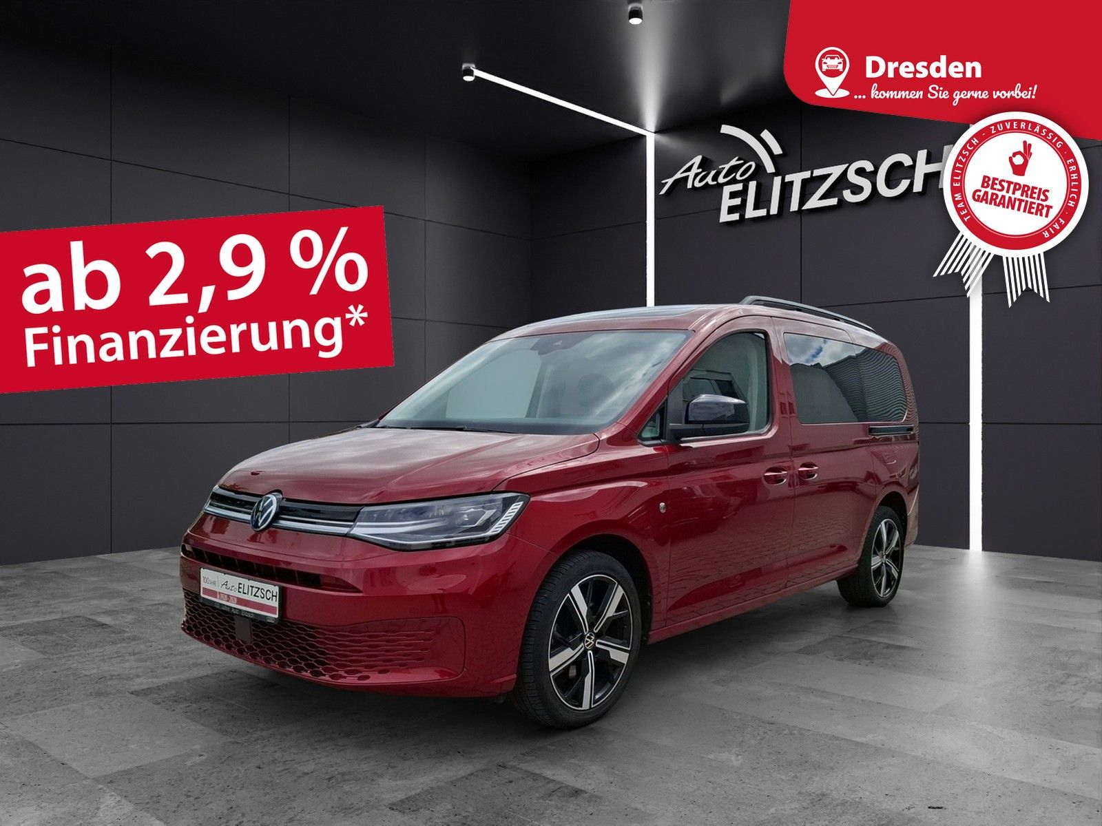 Fahrzeugabbildung Volkswagen Caddy TSI Maxi Move DSG 7-Si LED Navi AID Pano A