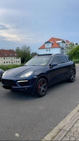 Porsche Cayenne Turbo 4.8 2010 blau - Porsche Cayenne aus 2010: Turbo