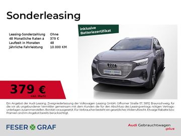 Audi Leasingangebot: Audi Q4 e-tron 45 AHK GRA LED Navi Sitzh. Sportsitze