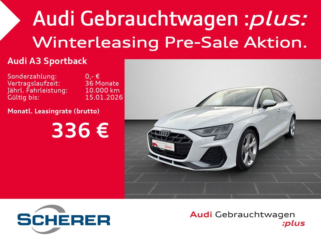 Audi A3 Sportback S line 35 TFSI S tronic NAVI SONOS