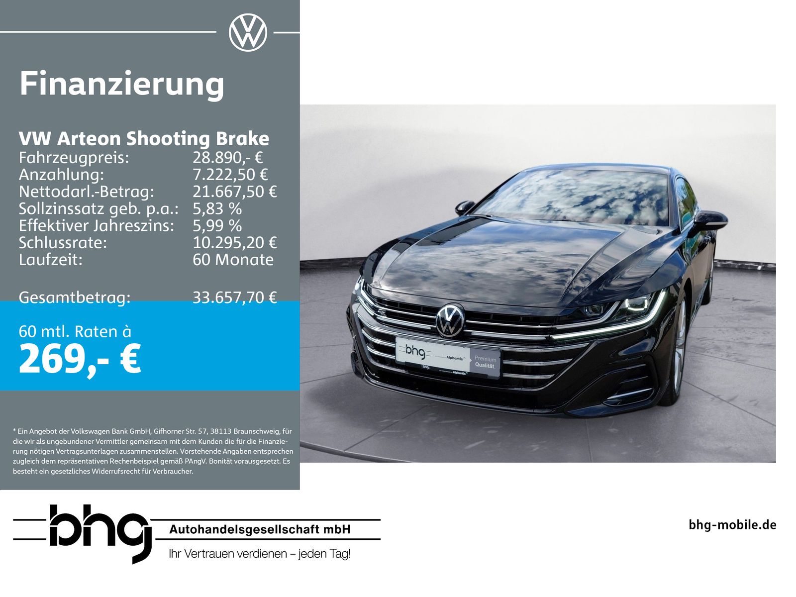Volkswagen Arteon Shooting Brake R-L 2,0 TDI 4M DSG