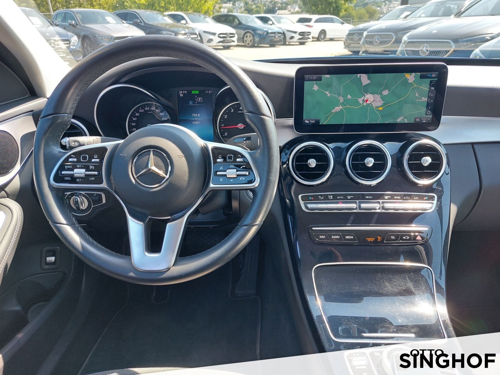 Fahrzeugabbildung Mercedes-Benz C 200 Avantgarde +RÜ Kam+LED+TOTW+Navi+Sitzhg+
