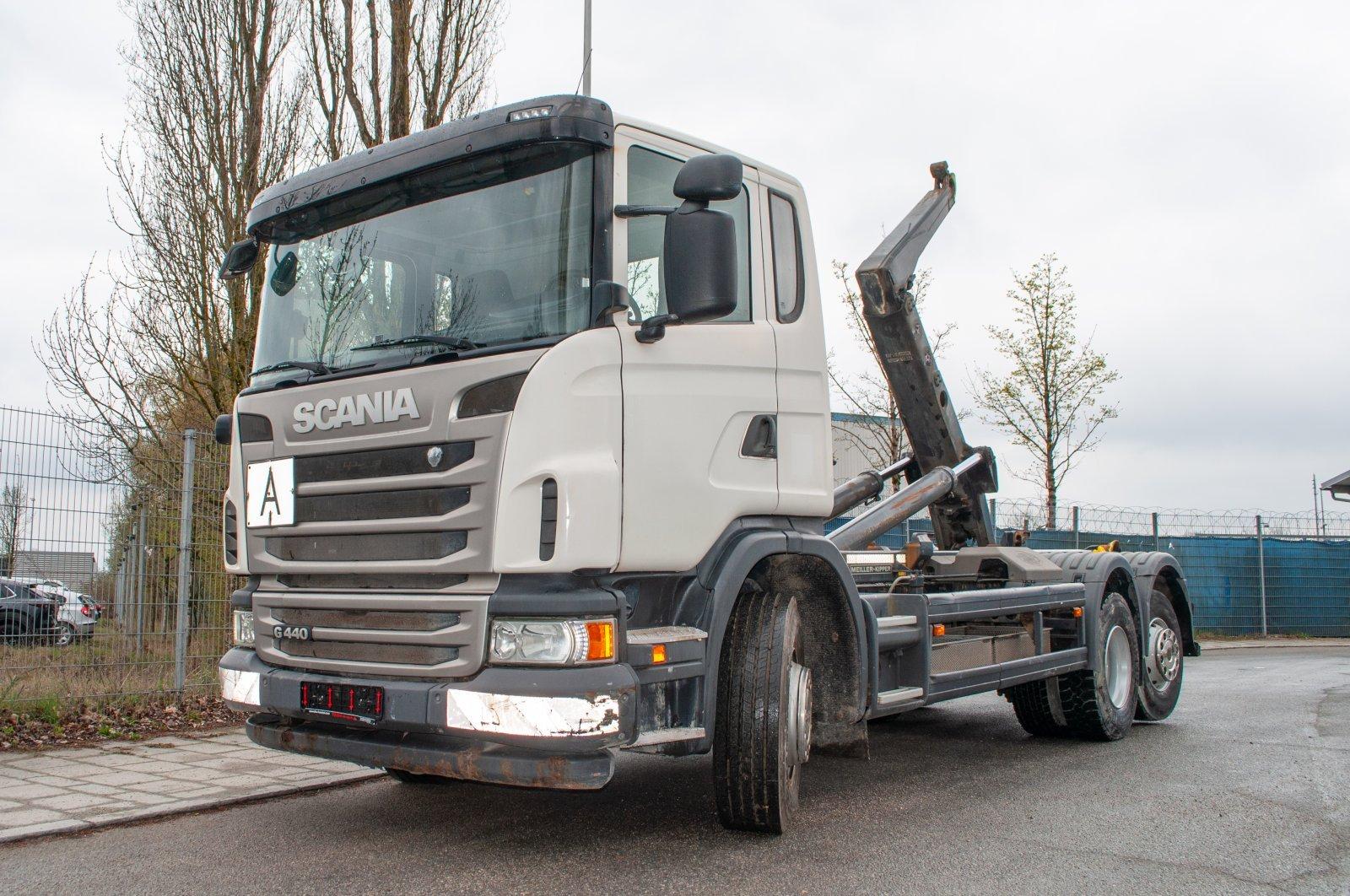 Scania G440 6x2 Meiller Abroller *Lift-Lenk*