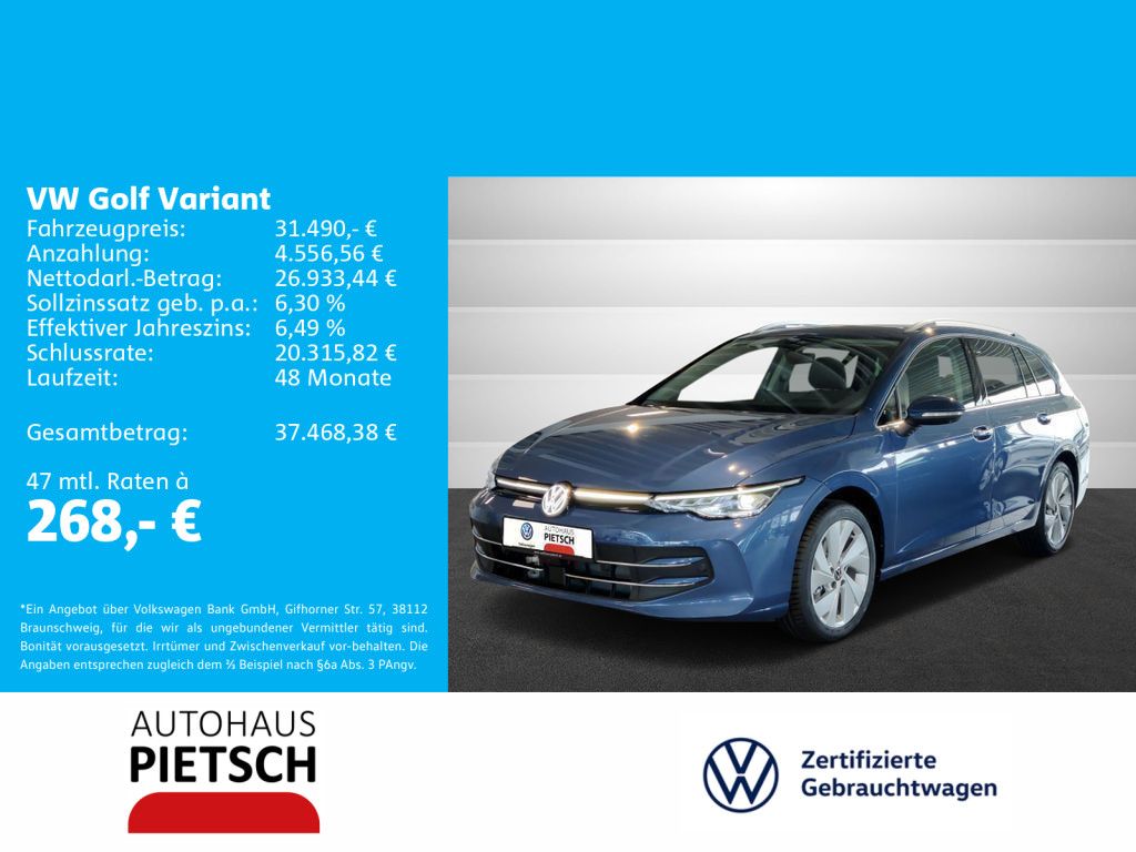 Volkswagen Golf Variant 1.5 eTSI DSG Style Pano HUD AHK foto 2