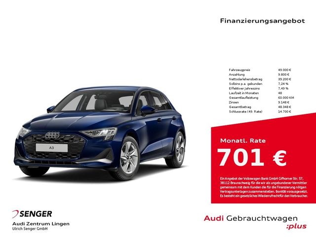 Audi A3 Sportback Advanced 35 TDI Business-Paket LED