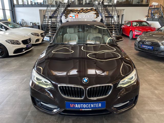 BMW 218 d Cabrio Sport Line *AHK*SHZ*Klima*Navi*