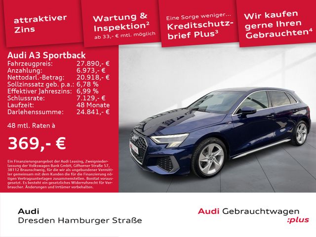 Audi A3 Sportback S line 35 TDI 110(150) kW(PS) S tro