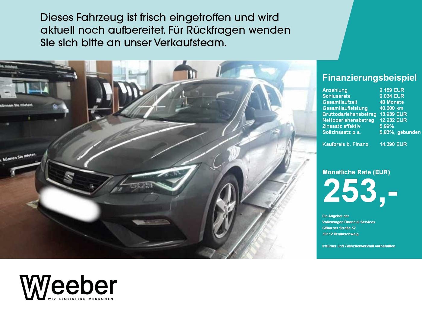 Seat Leon FR *ACC*LED*NAVI*SHZ*APP CONNECT*PDC*17 LM*