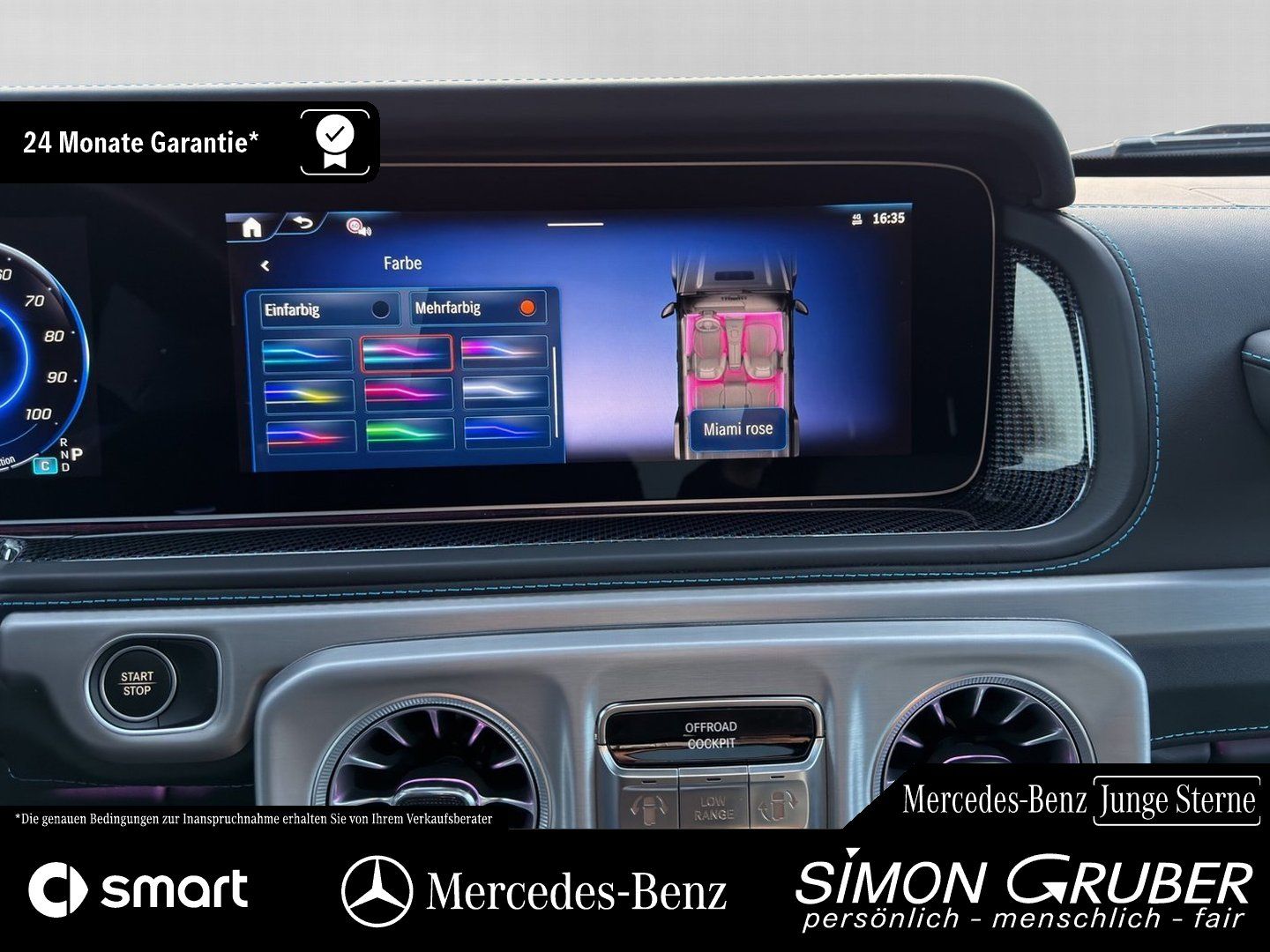 Fahrzeugabbildung Mercedes-Benz G 580 EQ Edition ONE magno opalith Fondentertain