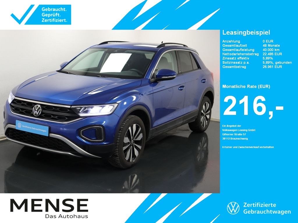 T-Roc 1.0 TSI Move |FLA|ACC|VirtualCP|CarPlay|LM