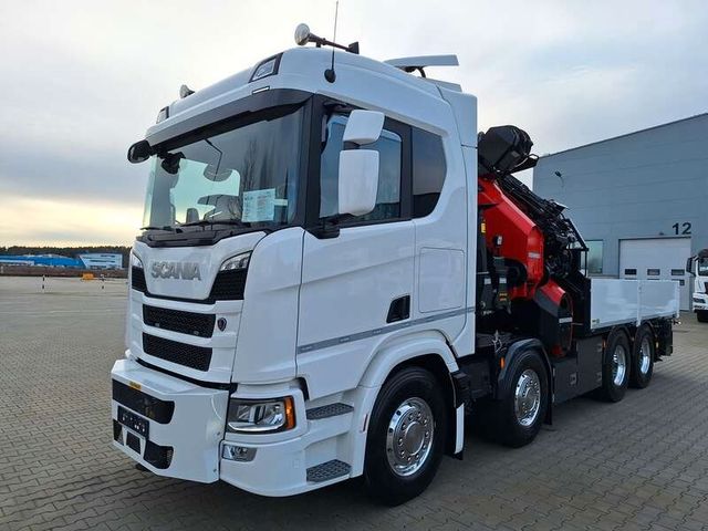 Scania R500 8x4 inkl. Palfinger Ladekran