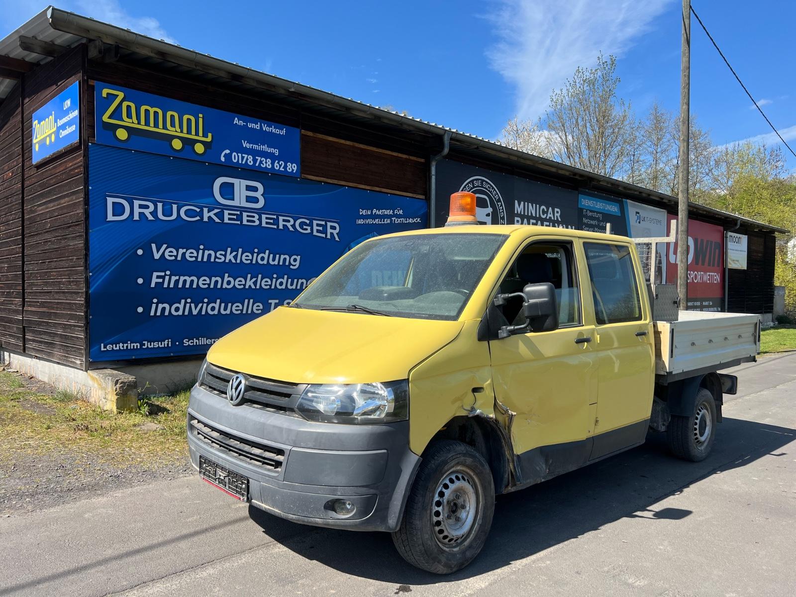 Volkswagen T5 2.0TDI/Pritsche/DoKa/4MOTION/AHK/Standheizung