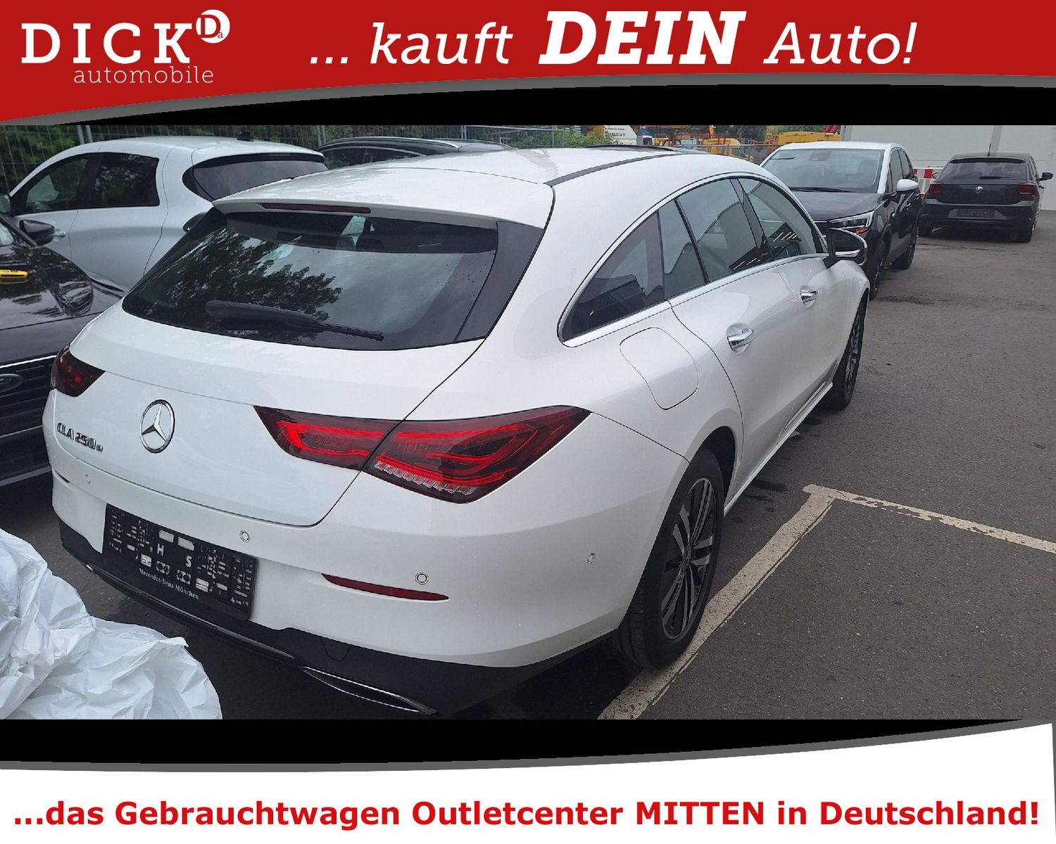Fahrzeugabbildung Mercedes-Benz CLA 250e SB Progress LED/NAVI/STANDHZ/HUD/RFK/8F